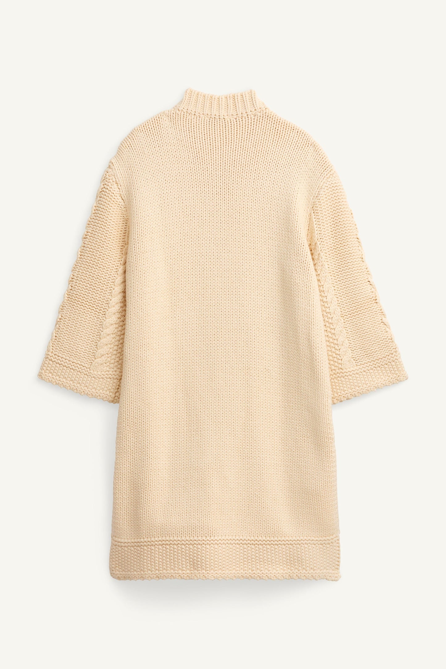 Poncho En Maille À Cordons Édition Limitée